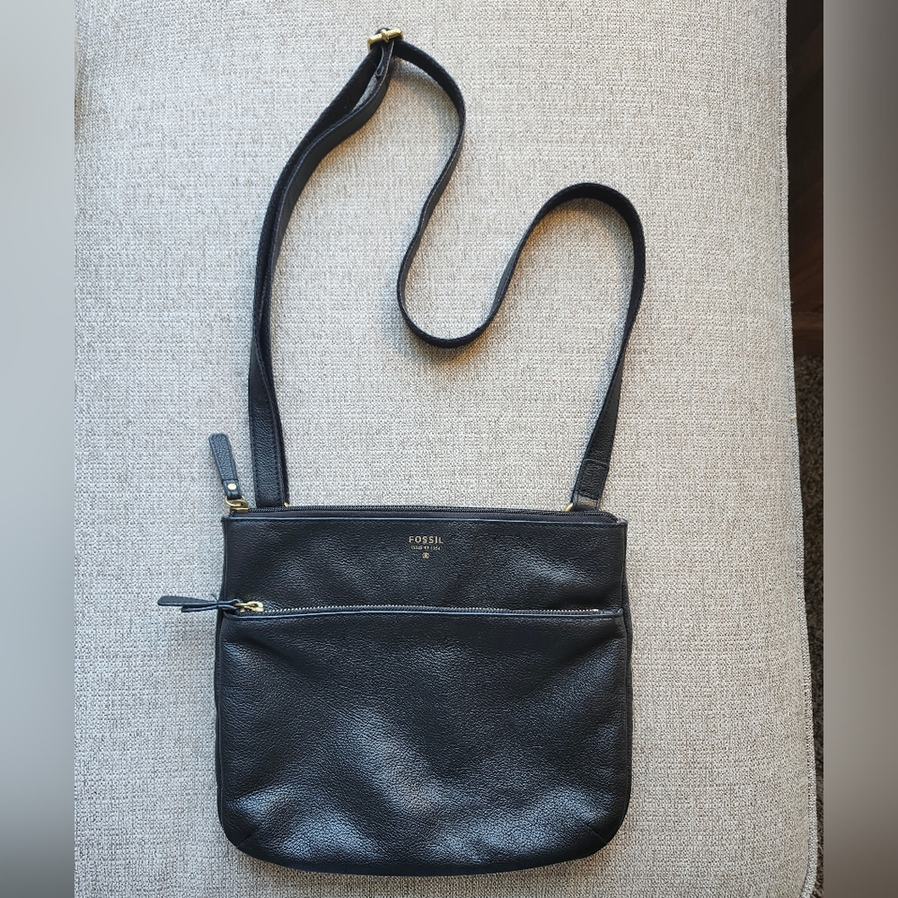 Fossil 1954 Pebbled Leather Crossbody Purse